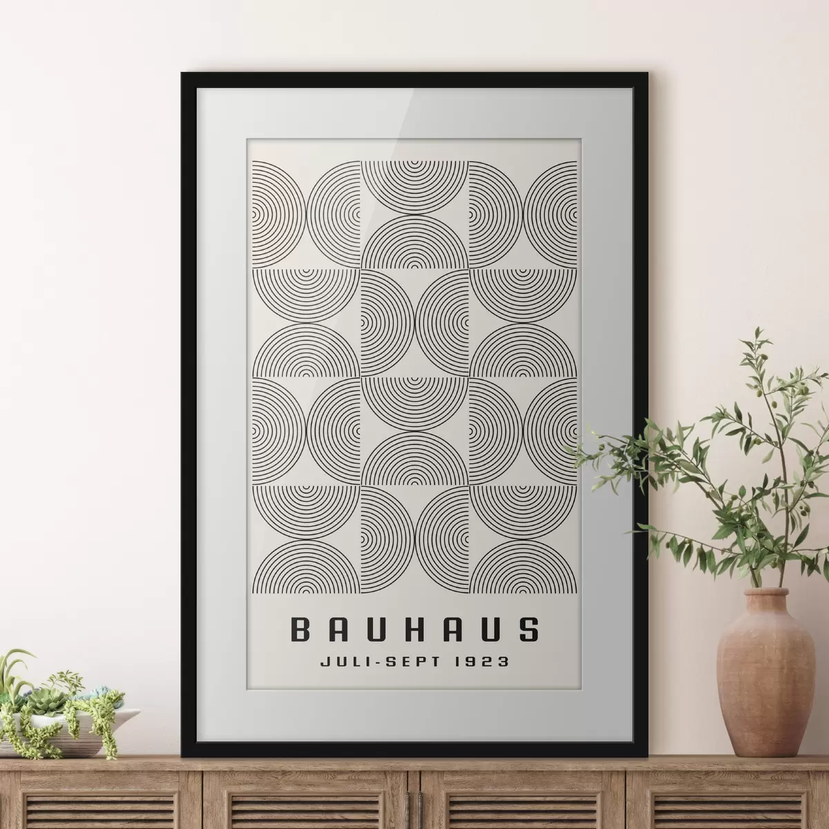 Poster Abstraction du Bauhaus f35908