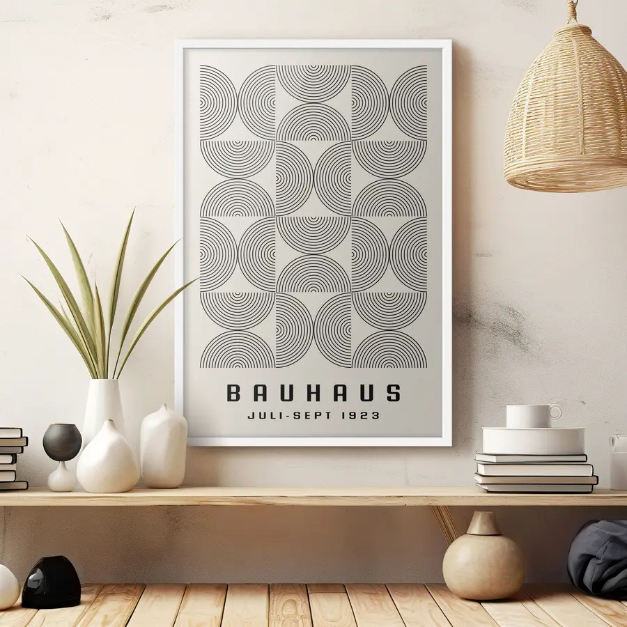 Papier peint Abstraction du Bauhaus f35908