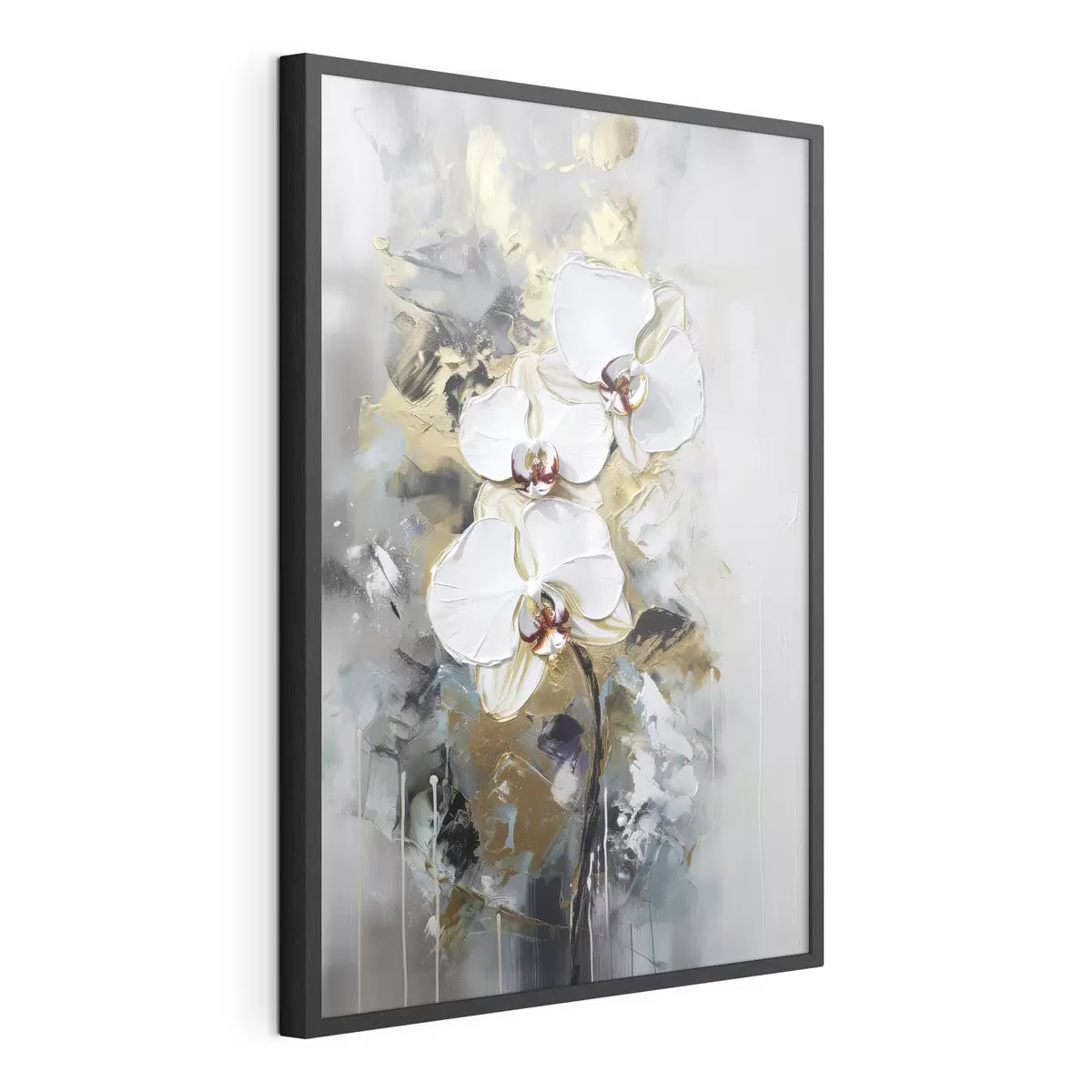 Poster Orchidées en lumière froide f35904