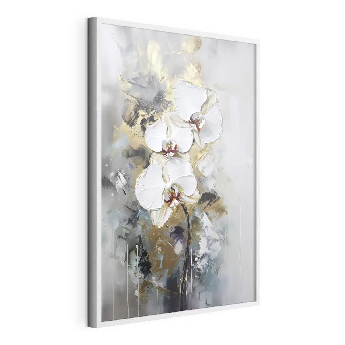 Poster Orchidées en lumière froide f35904