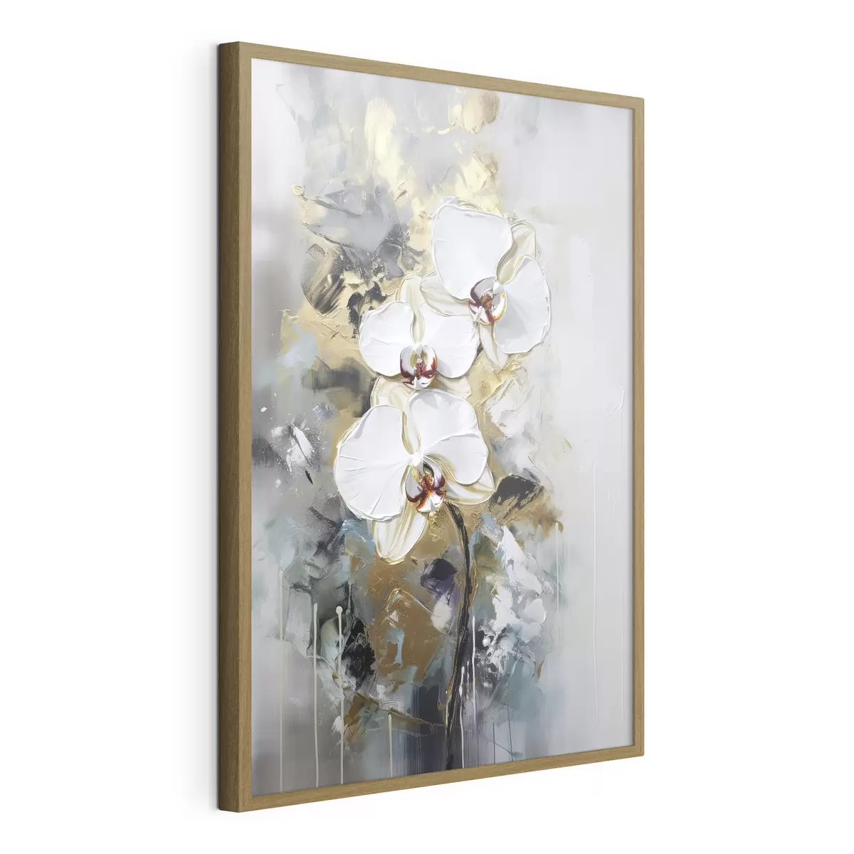 Poster Orchidées en lumière froide f35904