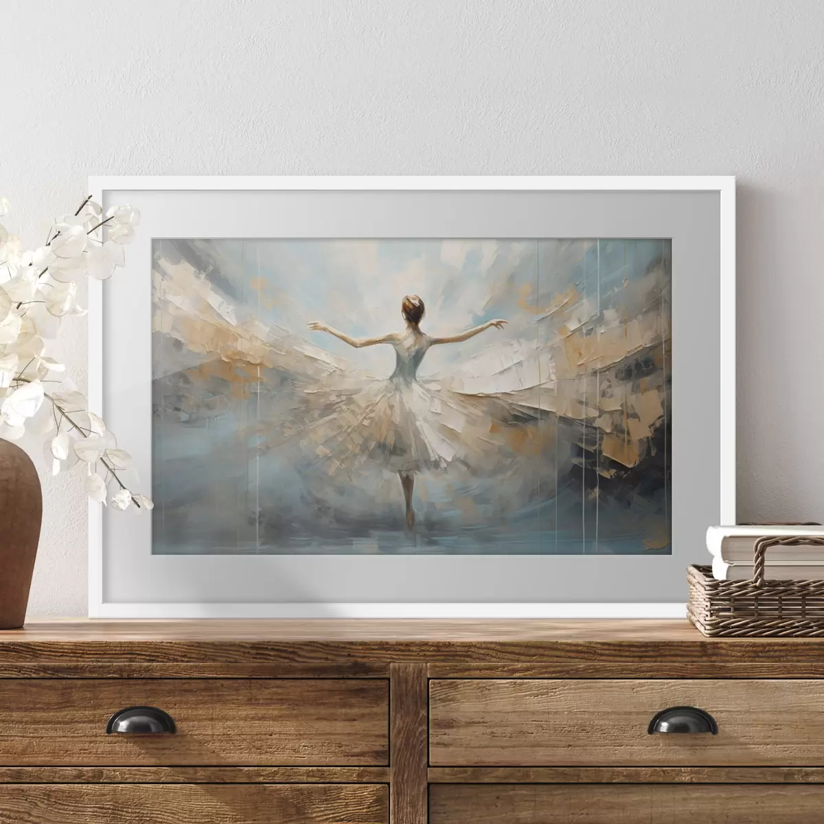Poster Ballerine en lumière f35538