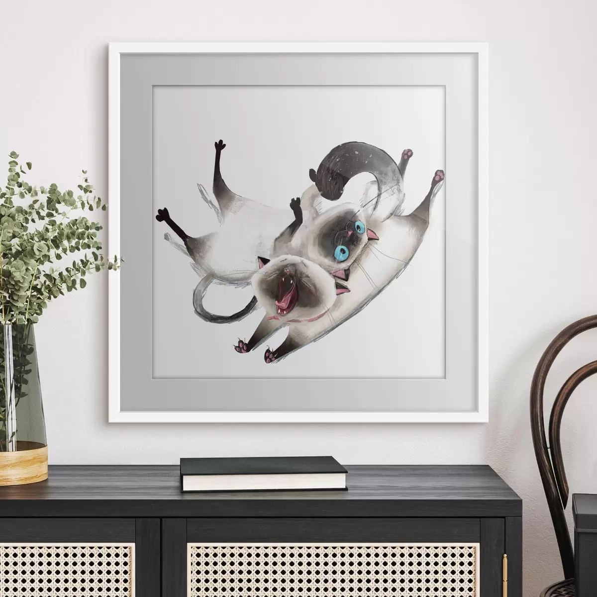 Poster Deux chats siamois f34990