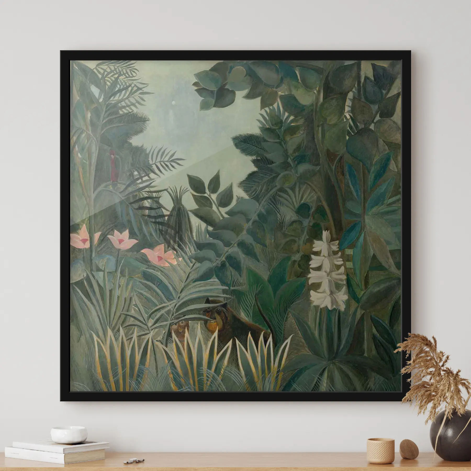 Papier peint Jungle équatoriale, Henri Rousseau, 1909 f34840