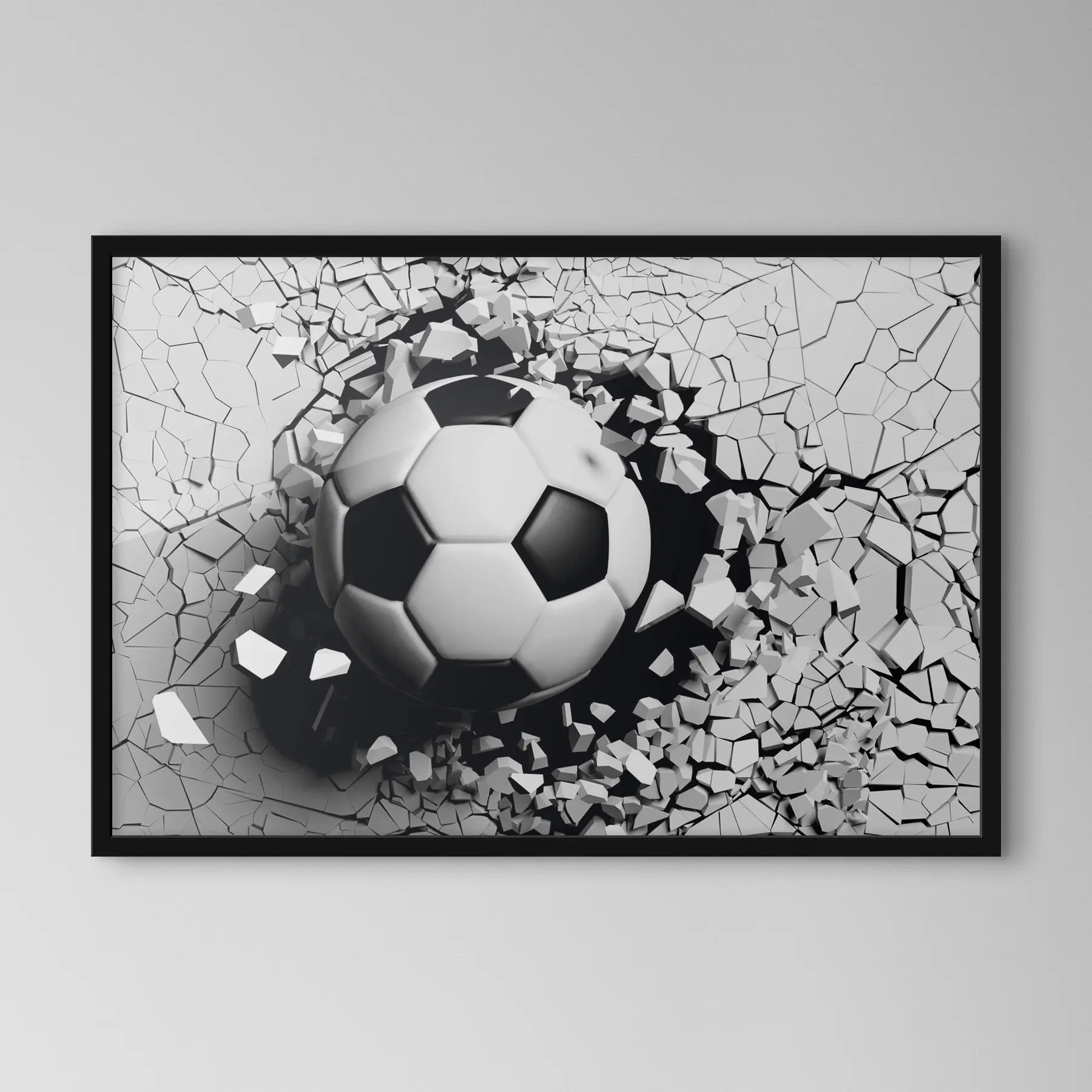 Tableau Ballon de football 3D f34768