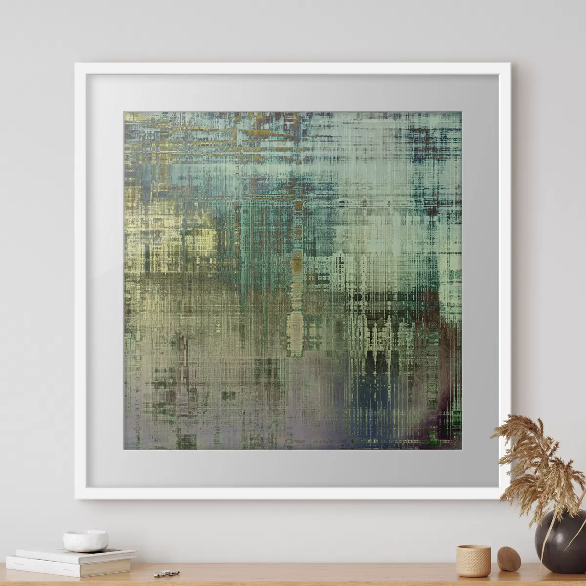 Poster Arrière-plan grunge avec différents motifs de couleur f34626
