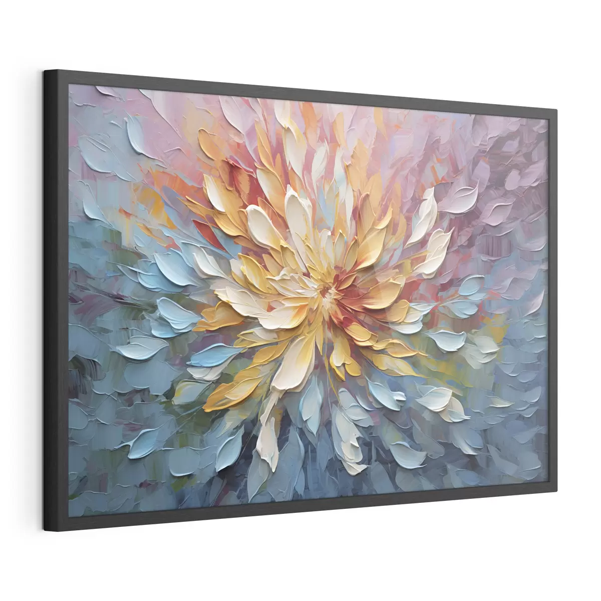 Poster La fleur colorée f34488