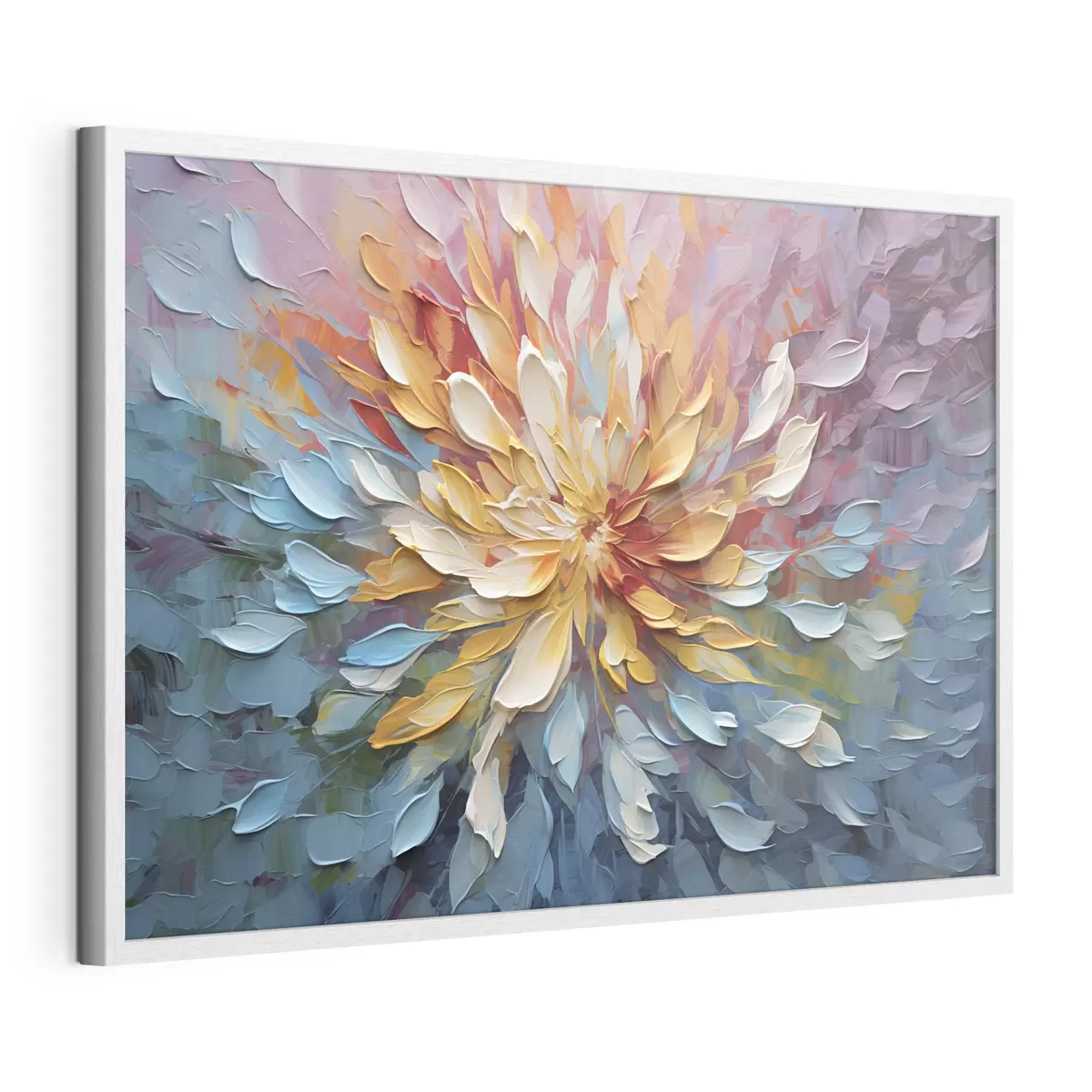 Poster La fleur colorée f34488