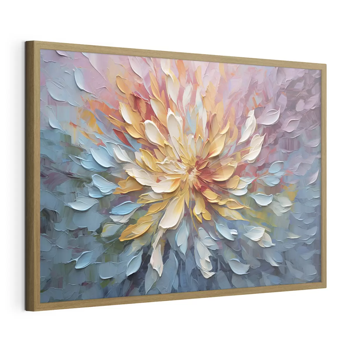 Poster La fleur colorée f34488