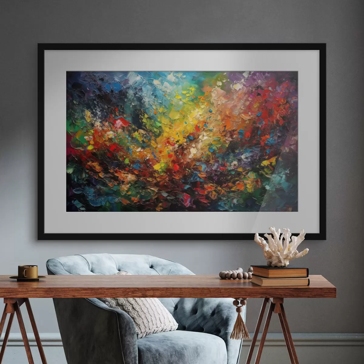 Poster L’éclosion des couleurs f34451