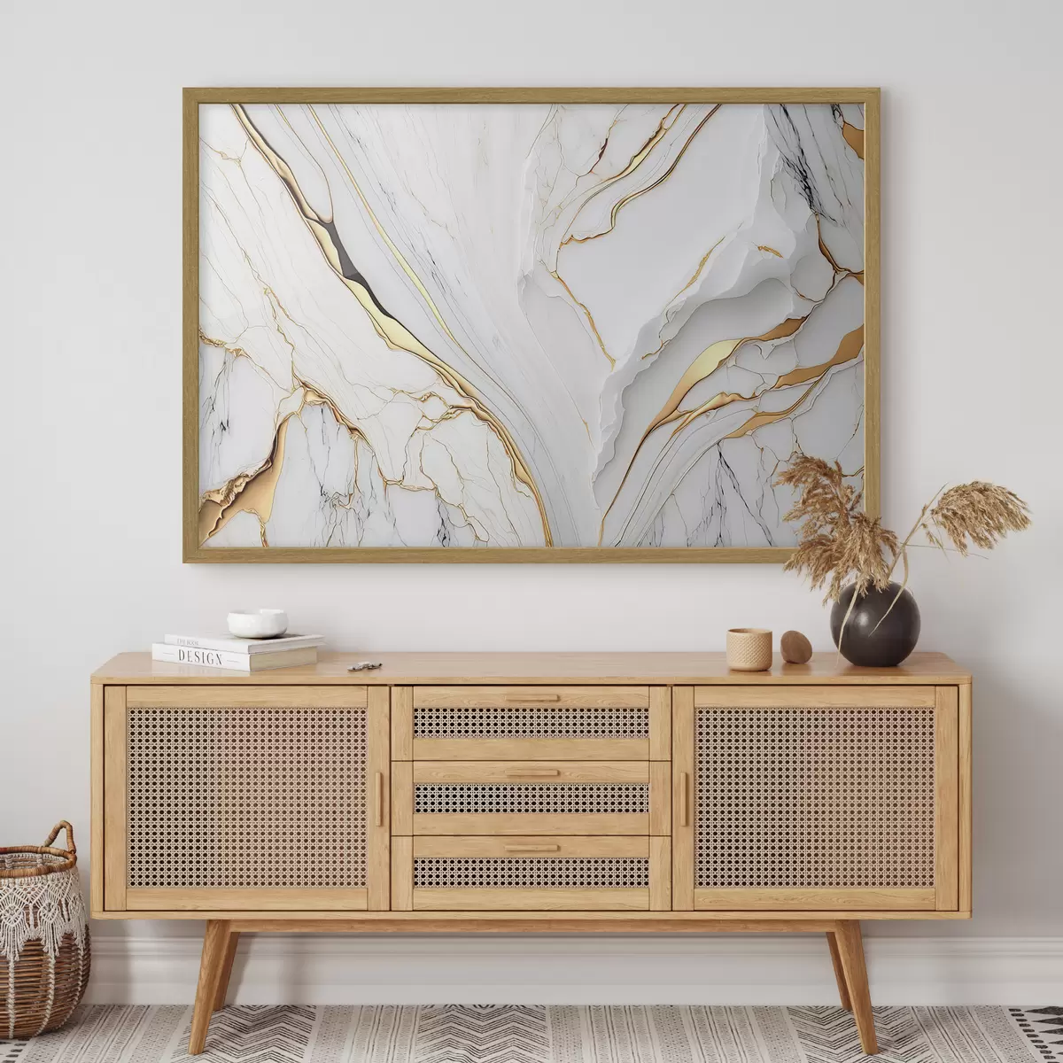 Poster Trace blanche f34128