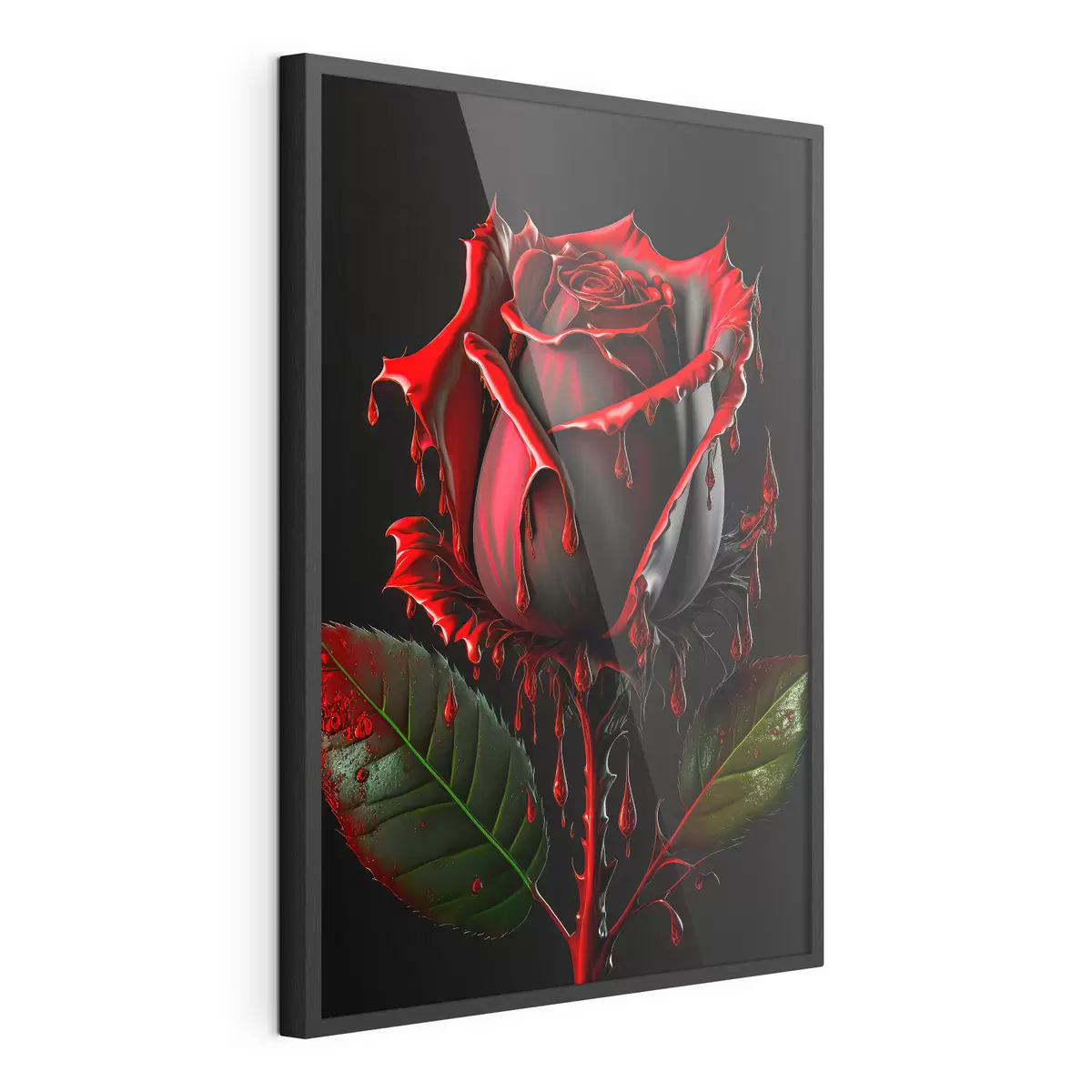 Poster Rose sombre f33709