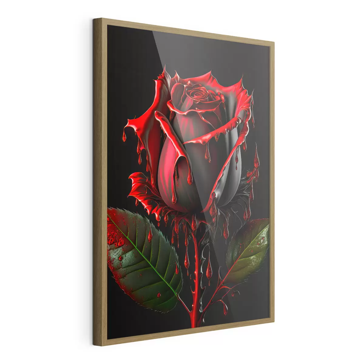 Poster Rose sombre f33709