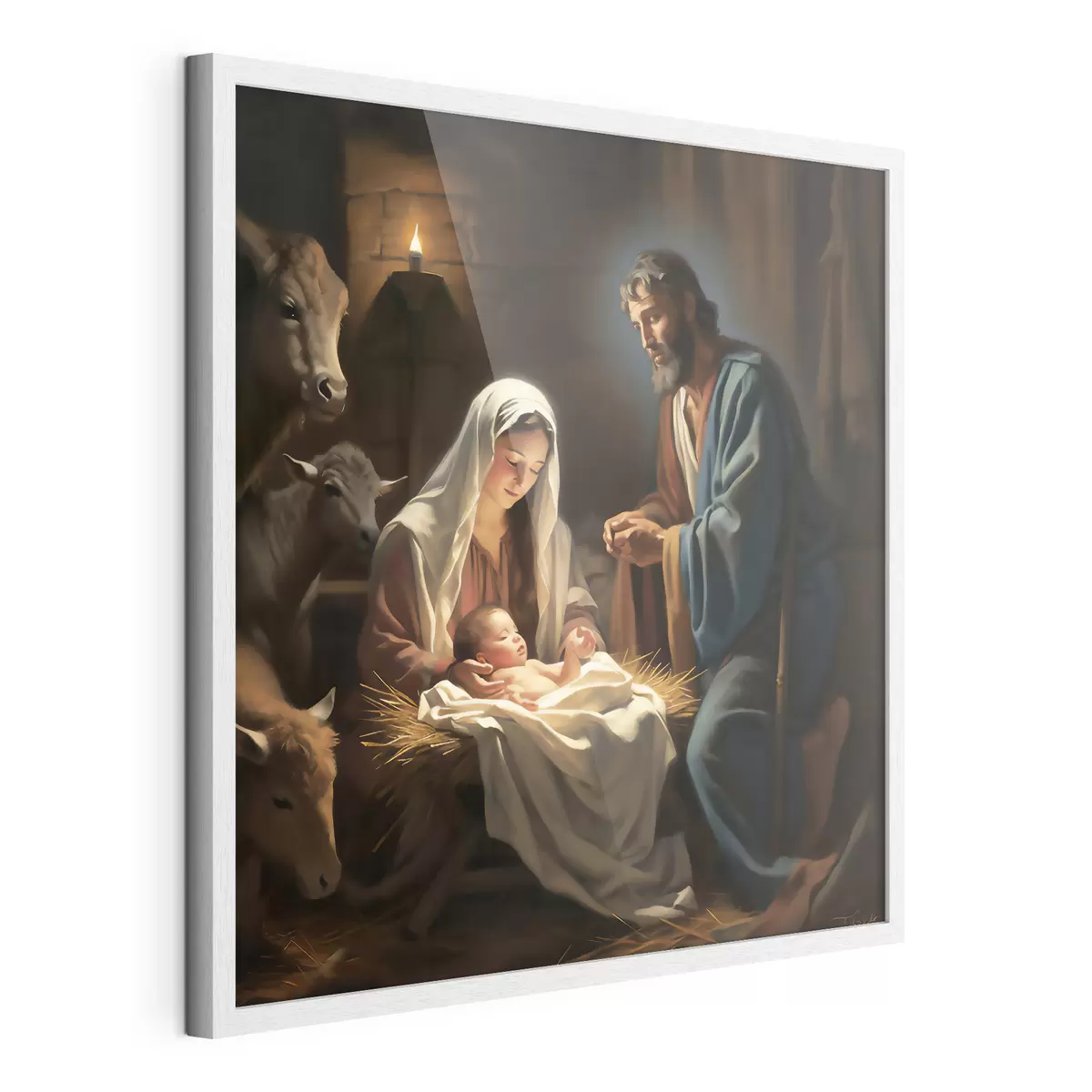 Poster Sainte Famille de nuit f33488