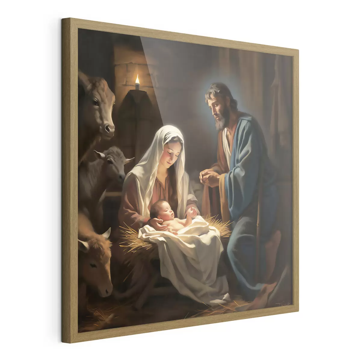 Poster Sainte Famille de nuit f33488
