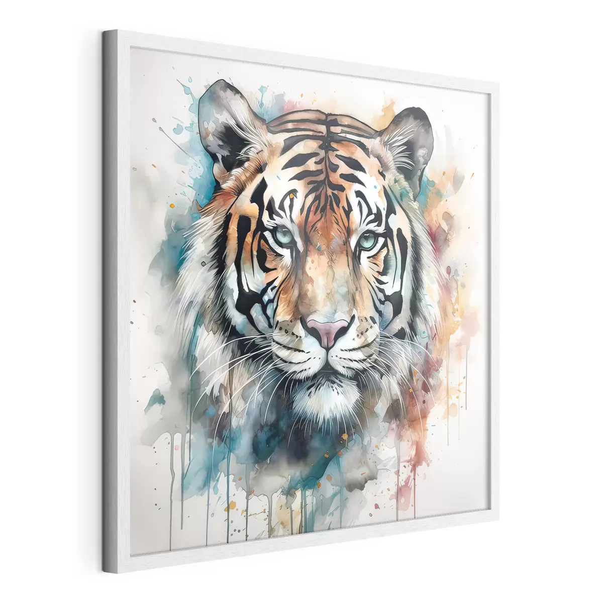 Poster Tigre dans un style aquarelle f32302