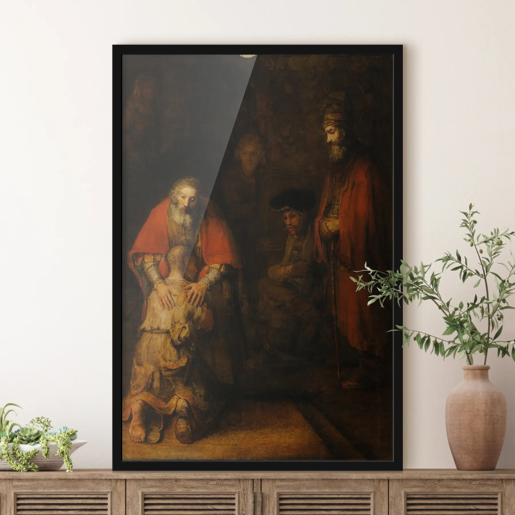 Tableau Le retour du fils prodigue, Rembrandt f16099