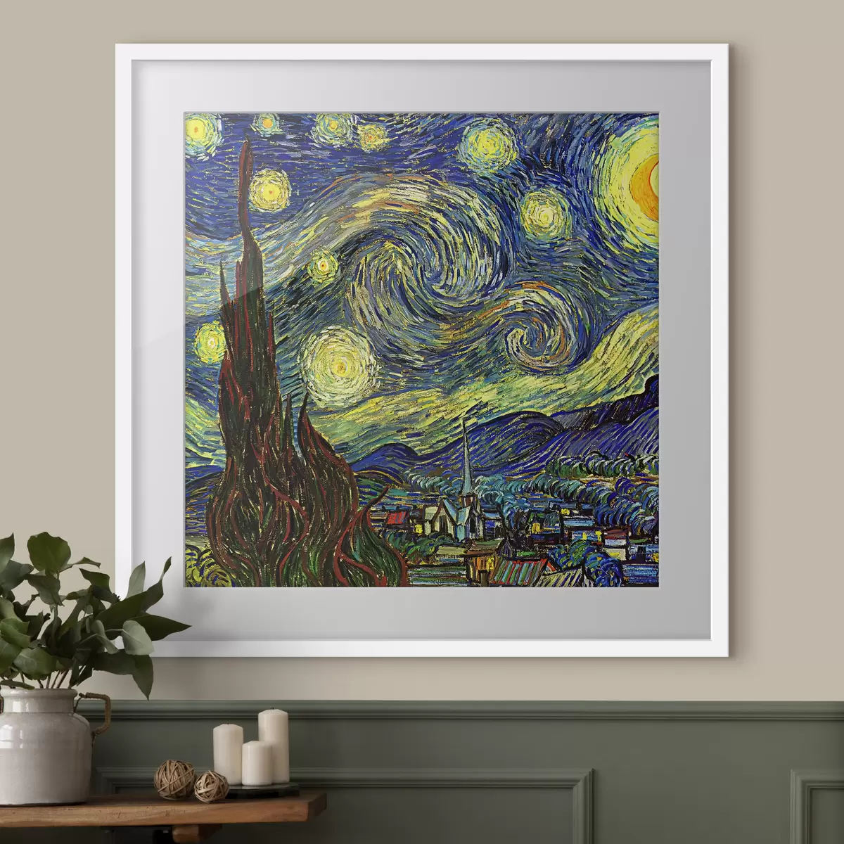 Poster Nuit étoilée, Vincent van Gogh f15213