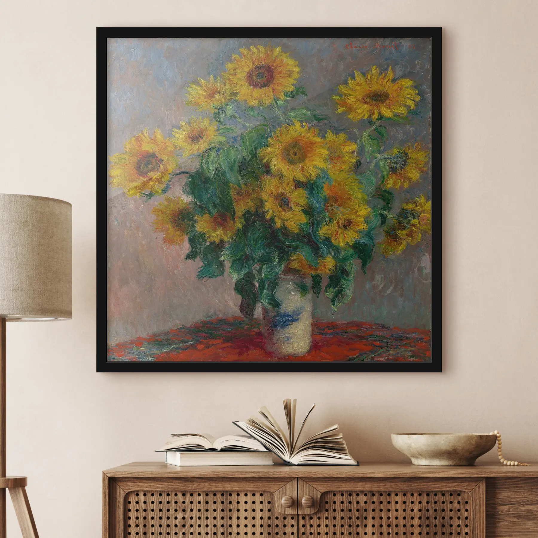 Tableau Tournesols. Vincent van Gogh f12312