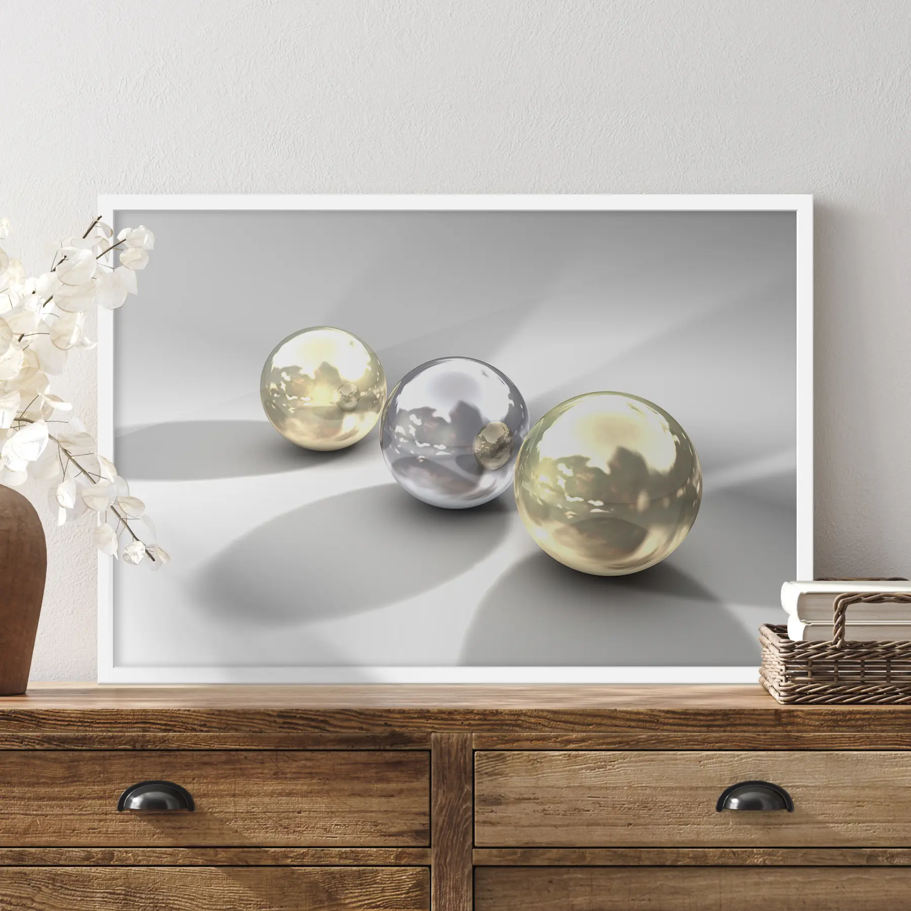 Papier peint Trois reflets f04617