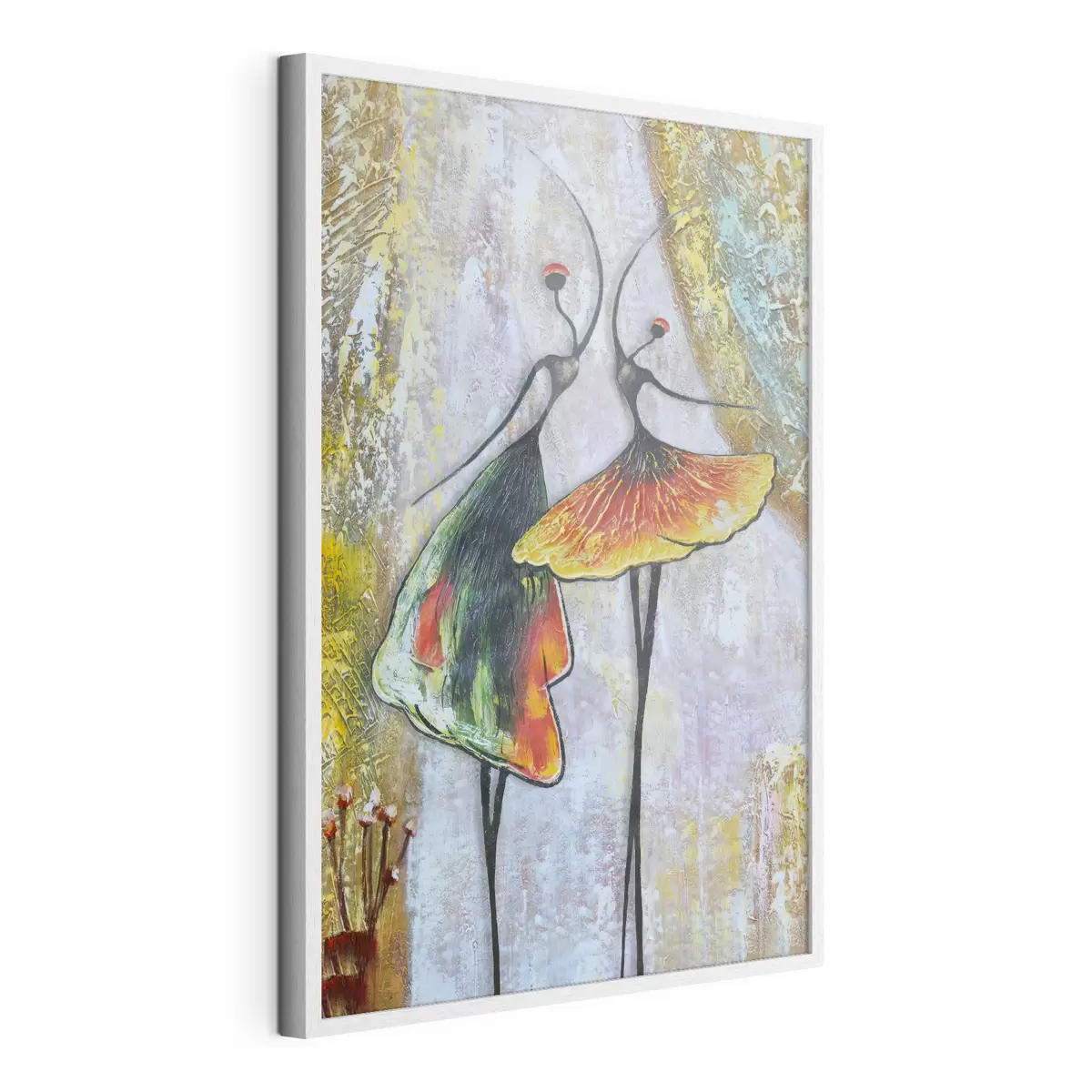 Poster Duo dansant en couleurs f01740