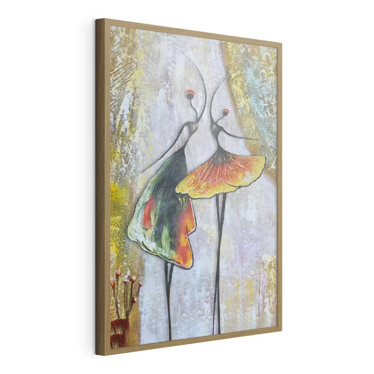 Poster Duo dansant en couleurs f01740