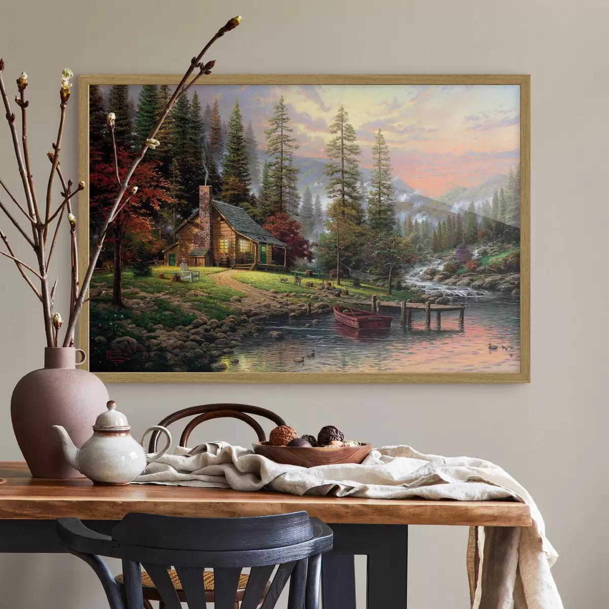 Poster Refuge dans la forêt f15556