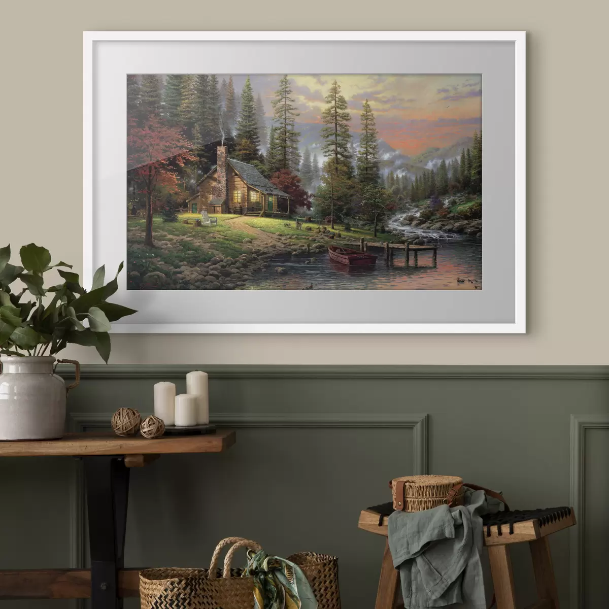 Poster Refuge dans la forêt f15556