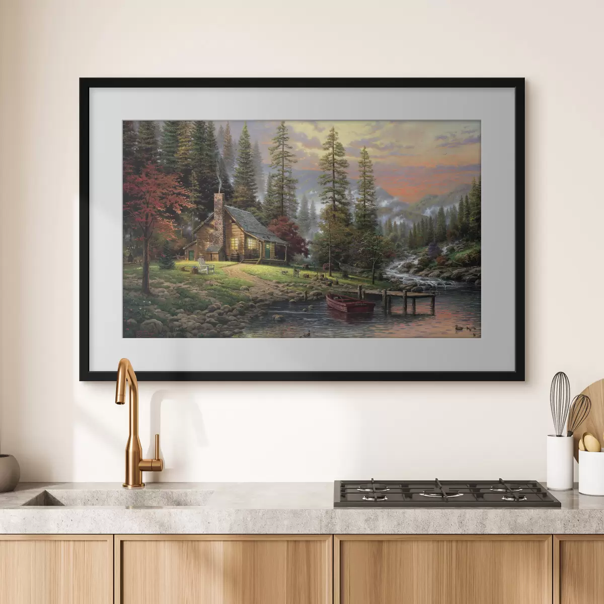 Poster Refuge dans la forêt f15556