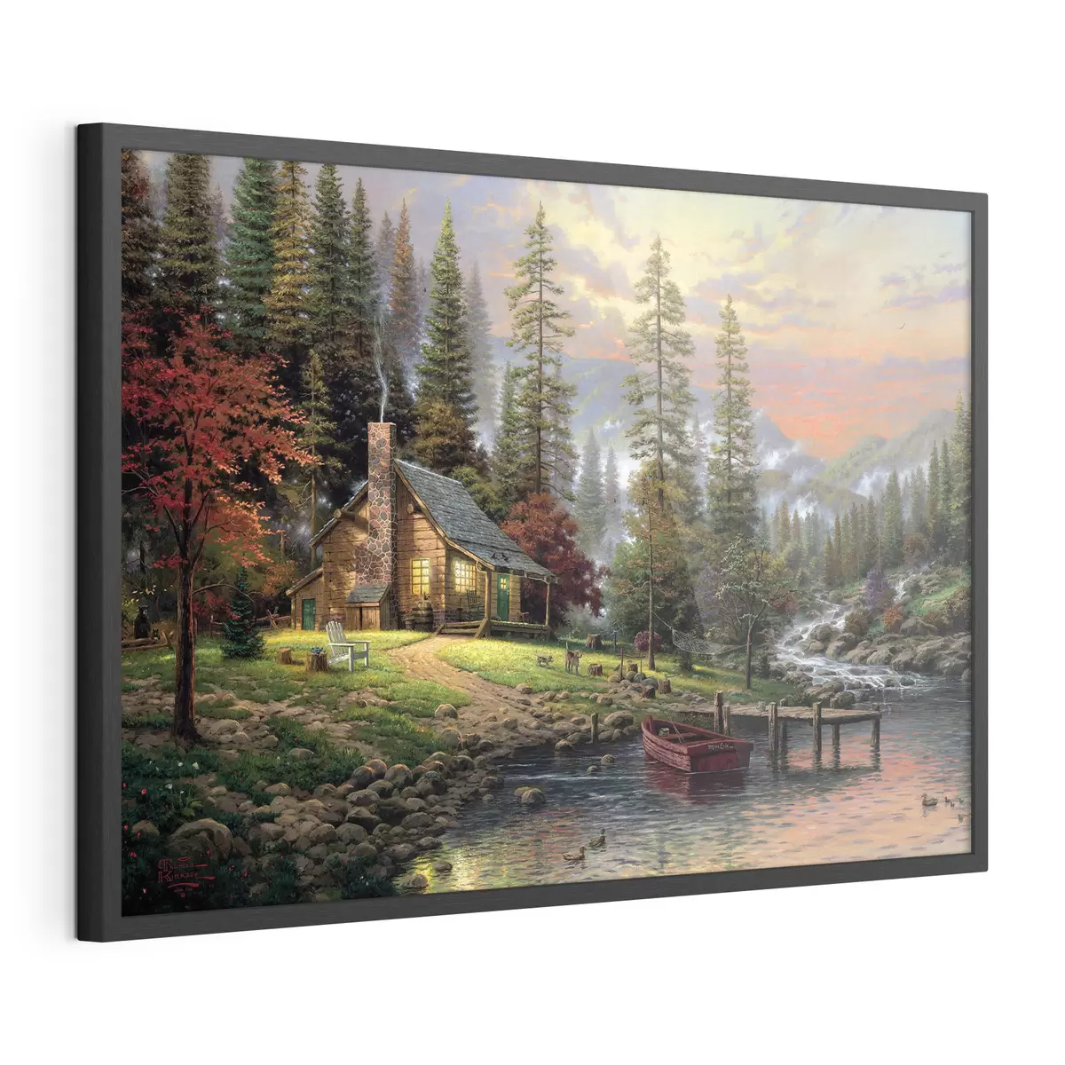 Poster Refuge dans la forêt f15556