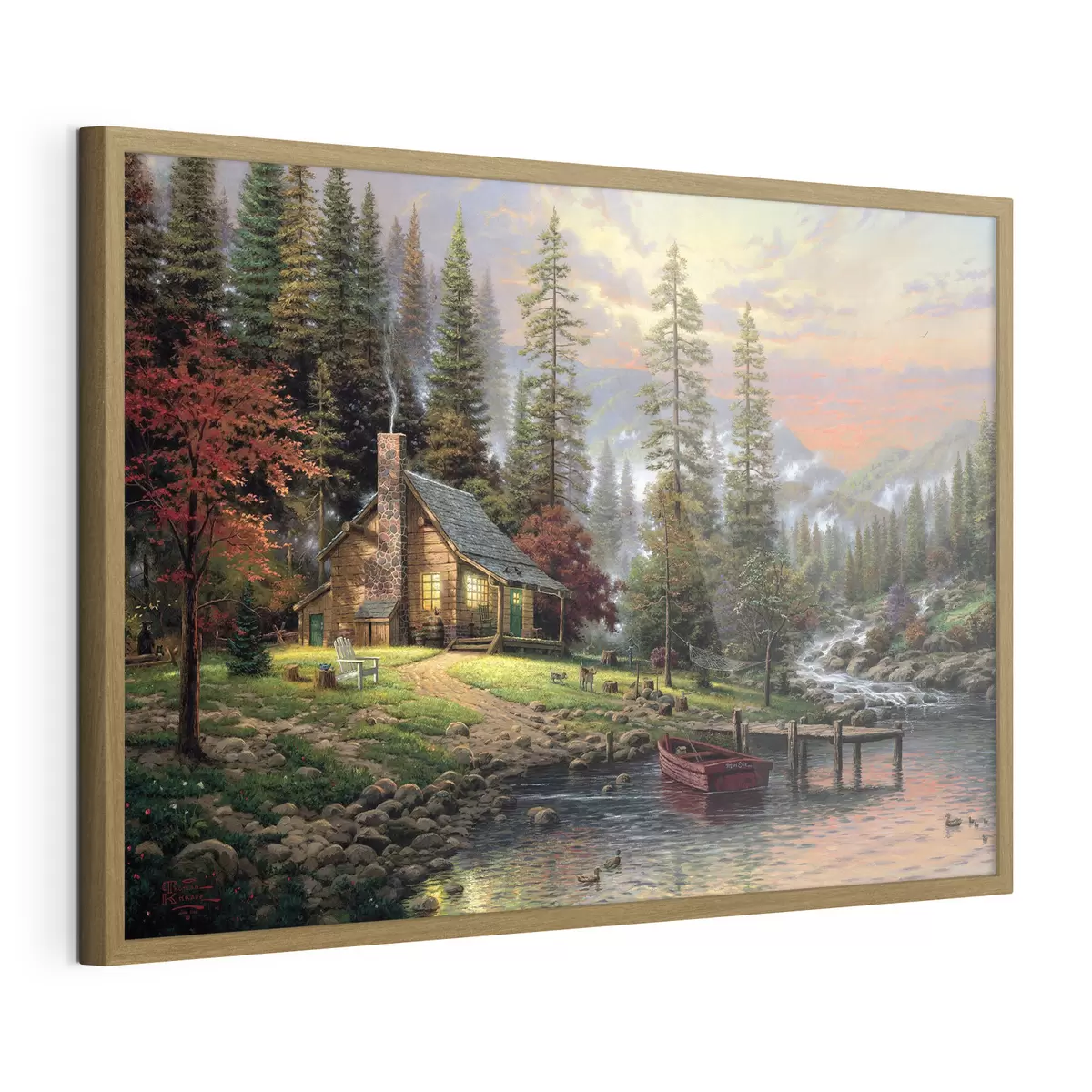 Poster Refuge dans la forêt f15556