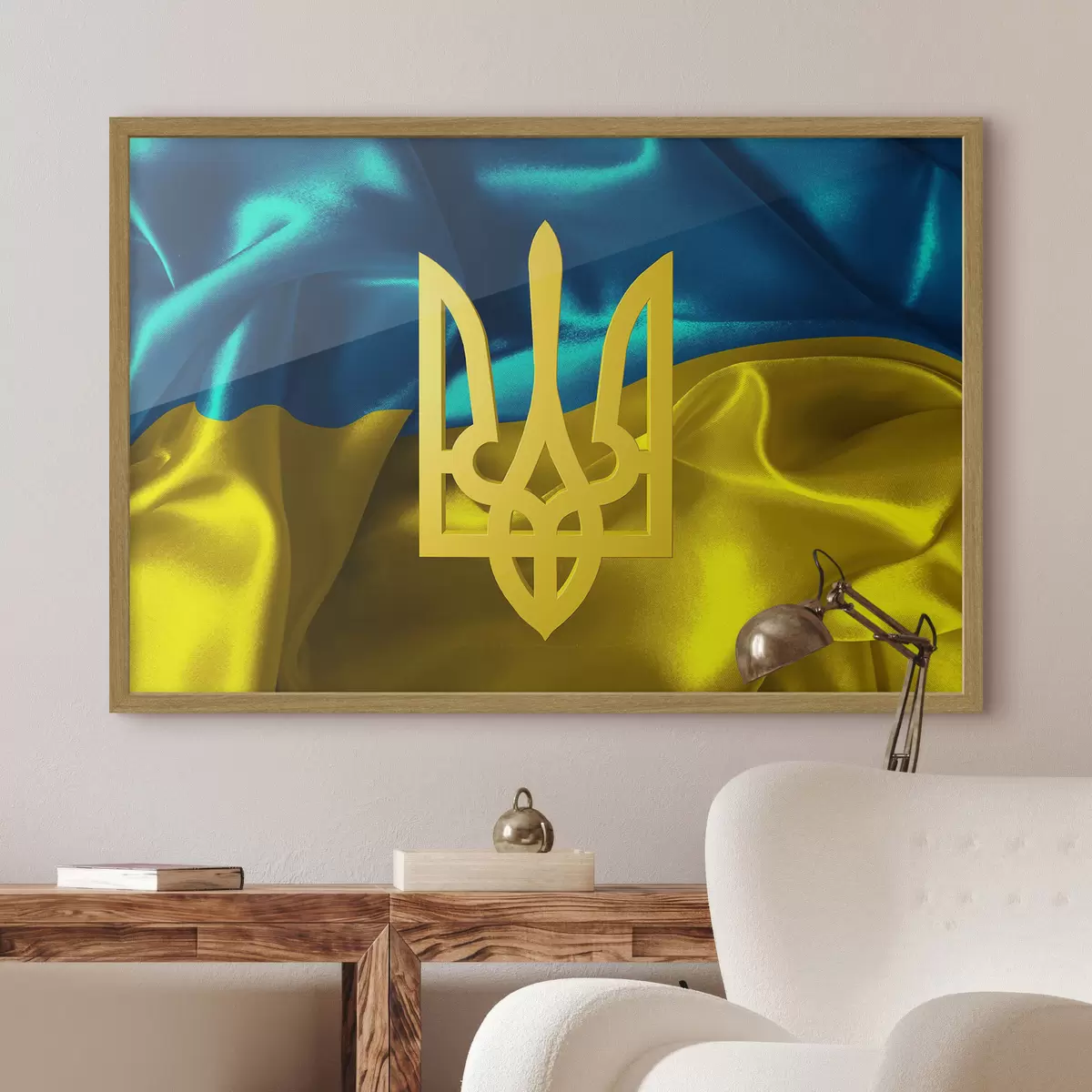 Poster Drapeau ukrainien f26671