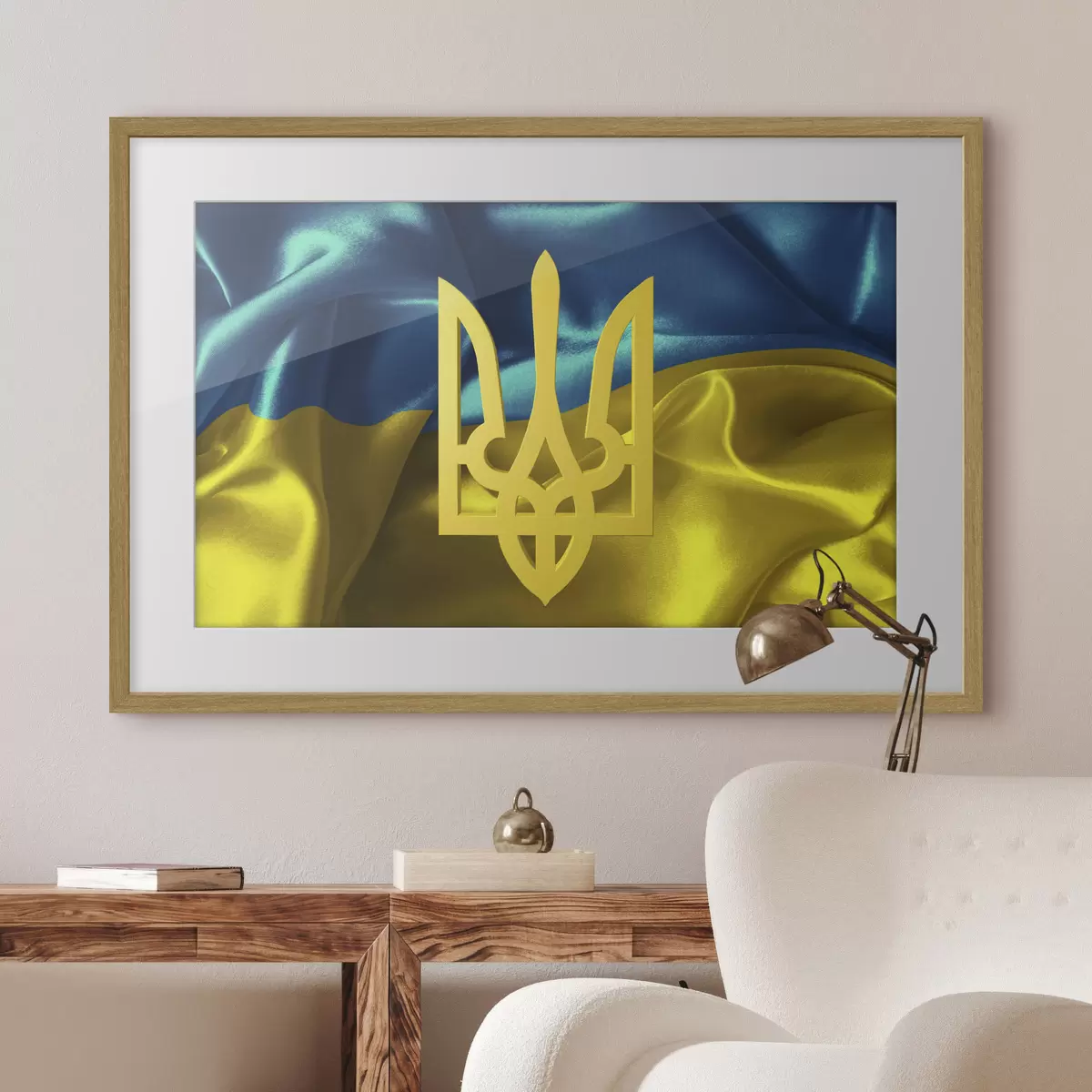 Poster Drapeau ukrainien f26671