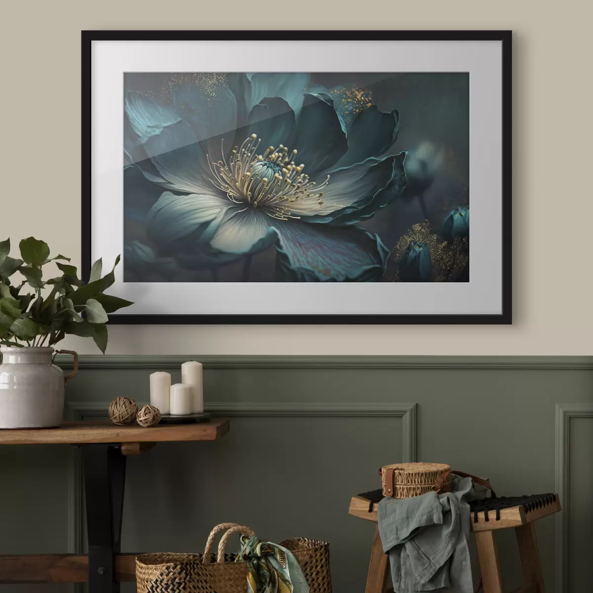 Poster Confidence turquoise f34854