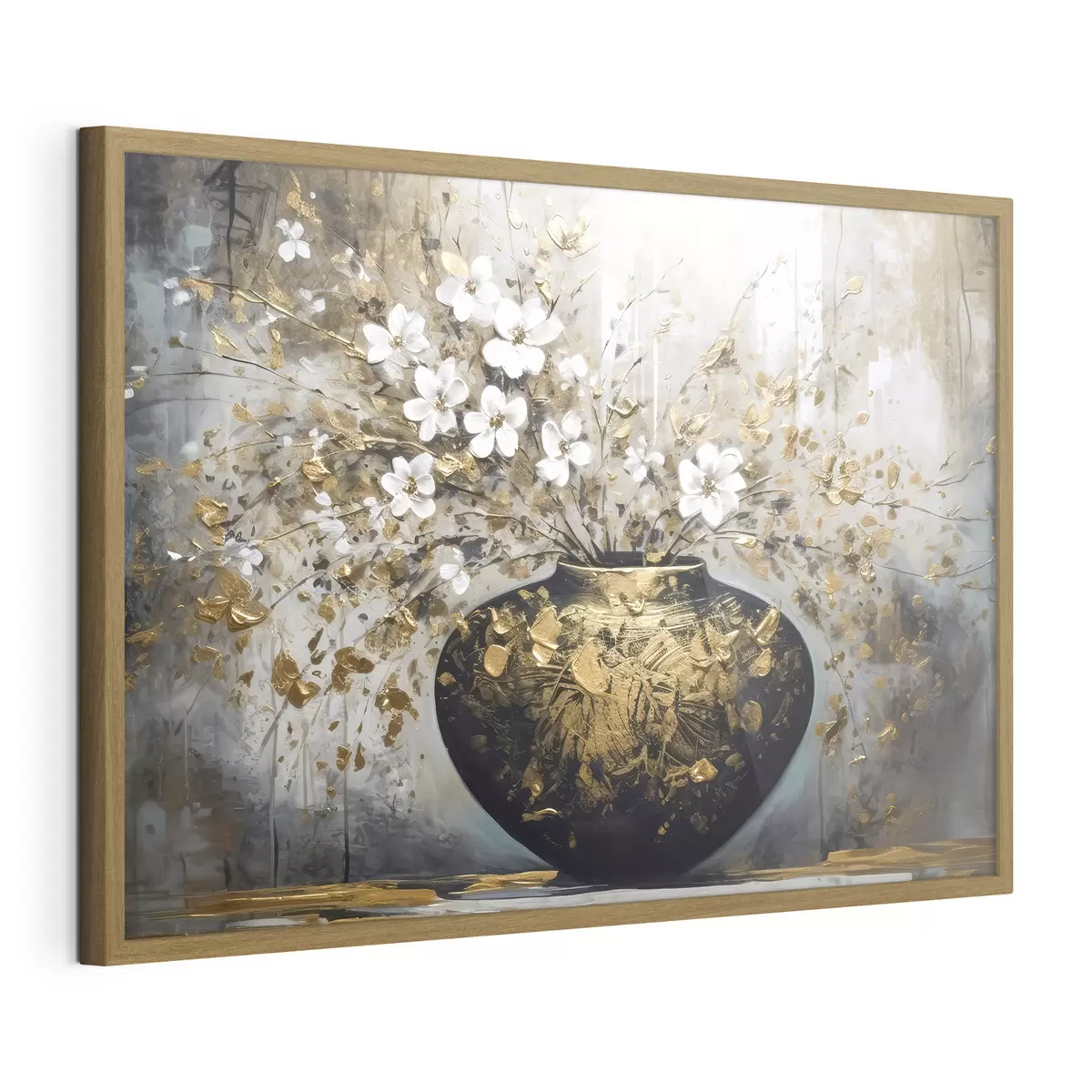 Poster Bouquet dans un vase sombre f35377