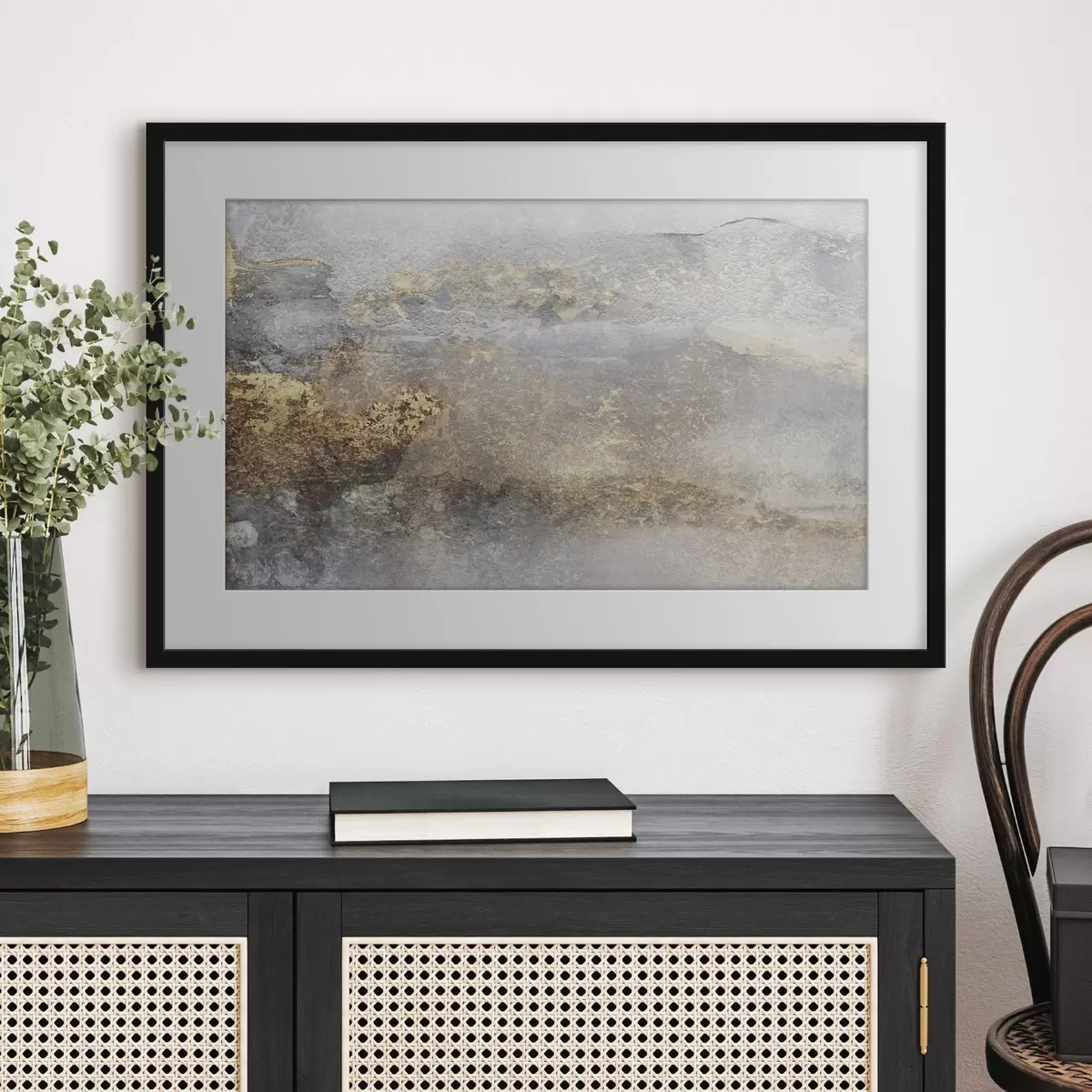 Poster Texture grise de la pierre f35845