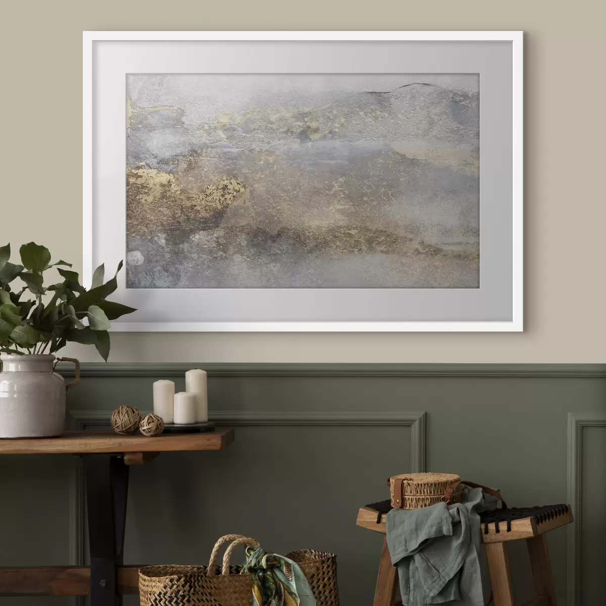 Poster Texture grise de la pierre f35845