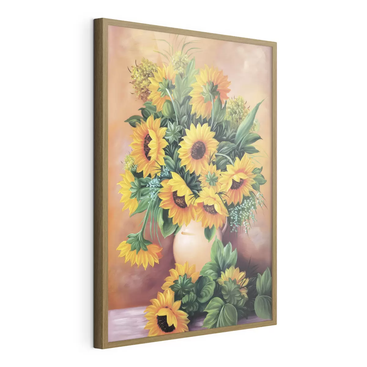 Poster Tournesols dans un vase f00860
