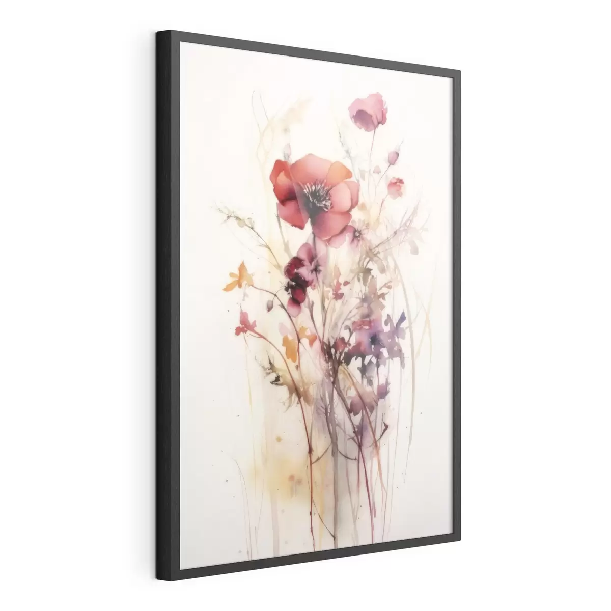 Poster Fleurs aux couleurs chaudes f33648