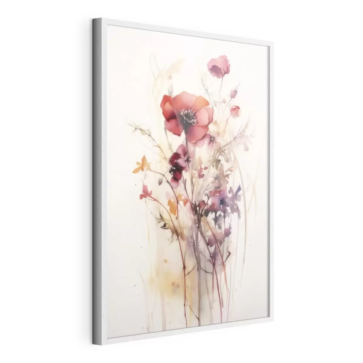 Poster Fleurs aux couleurs chaudes f33648
