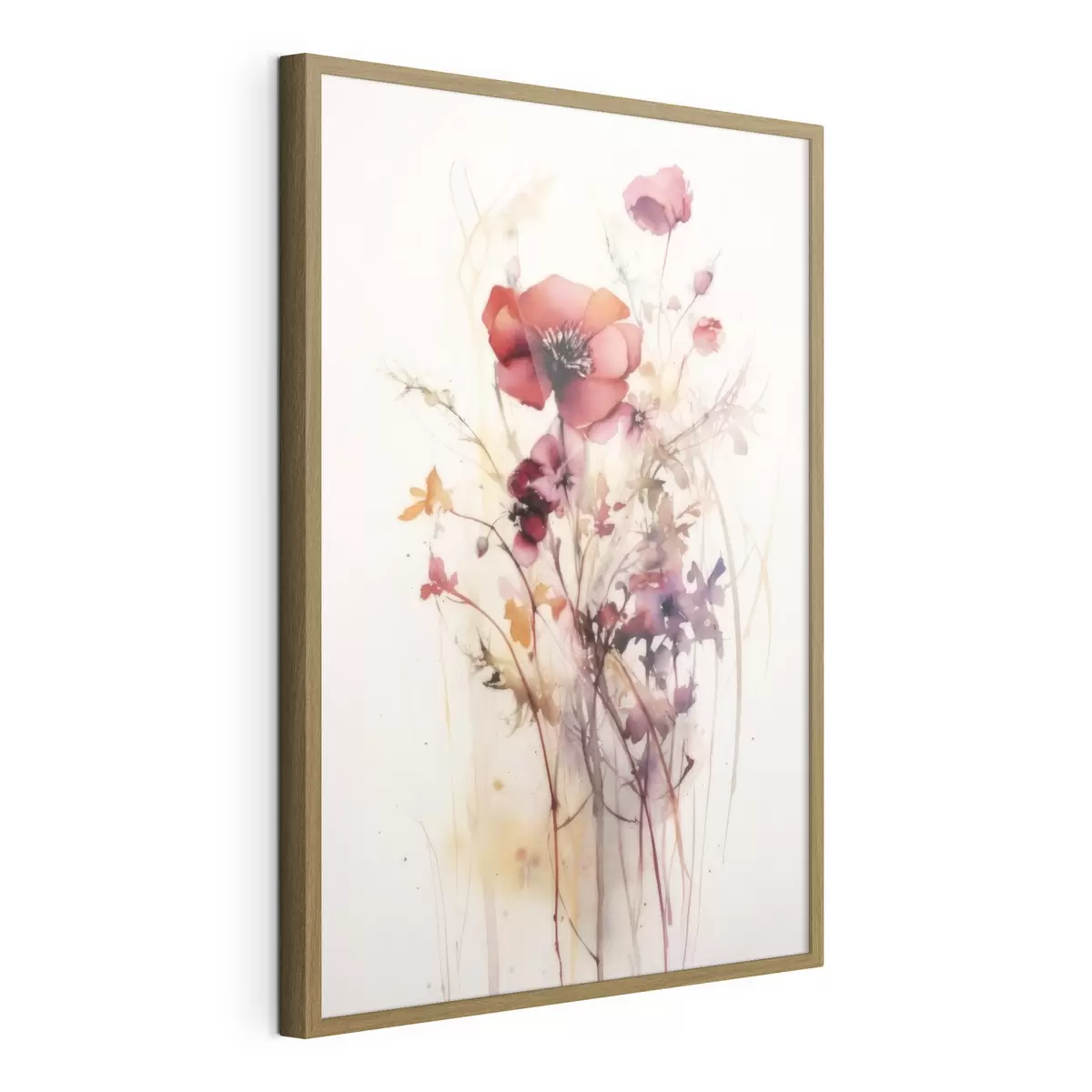 Poster Fleurs aux couleurs chaudes f33648