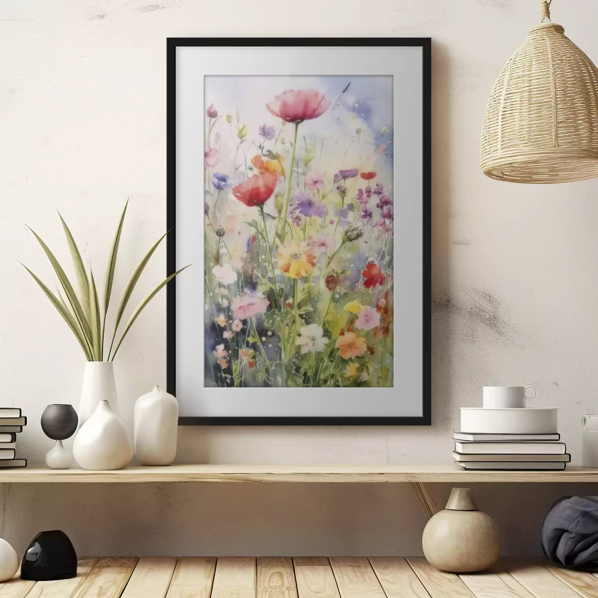 Poster Fleurs et pause f33672