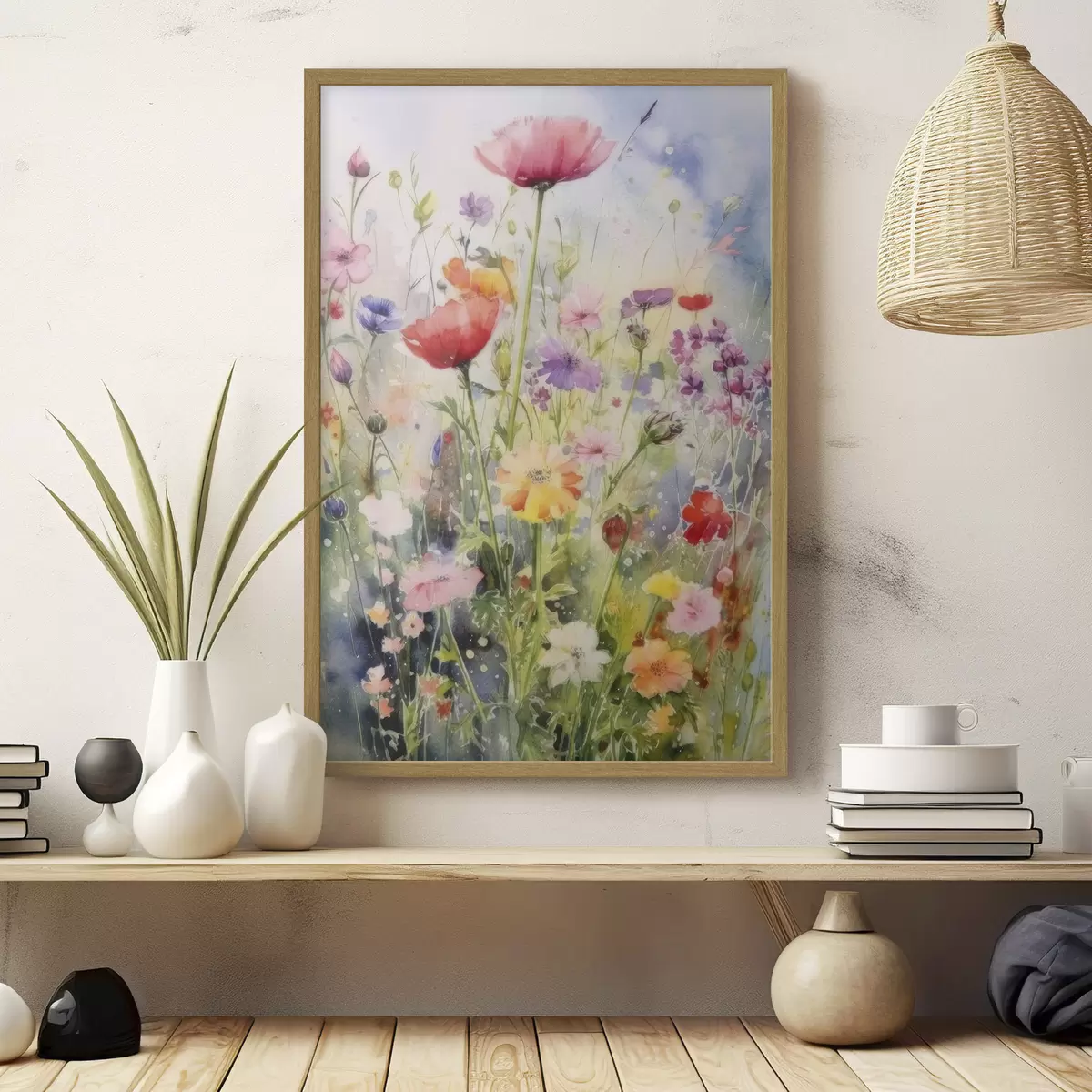 Poster Fleurs et pause f33672