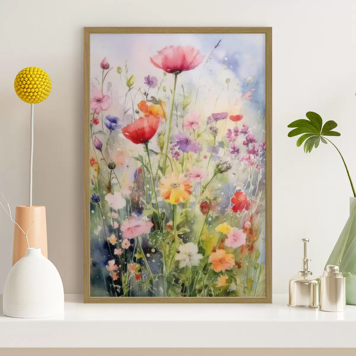 Poster Fleurs et pause f33672