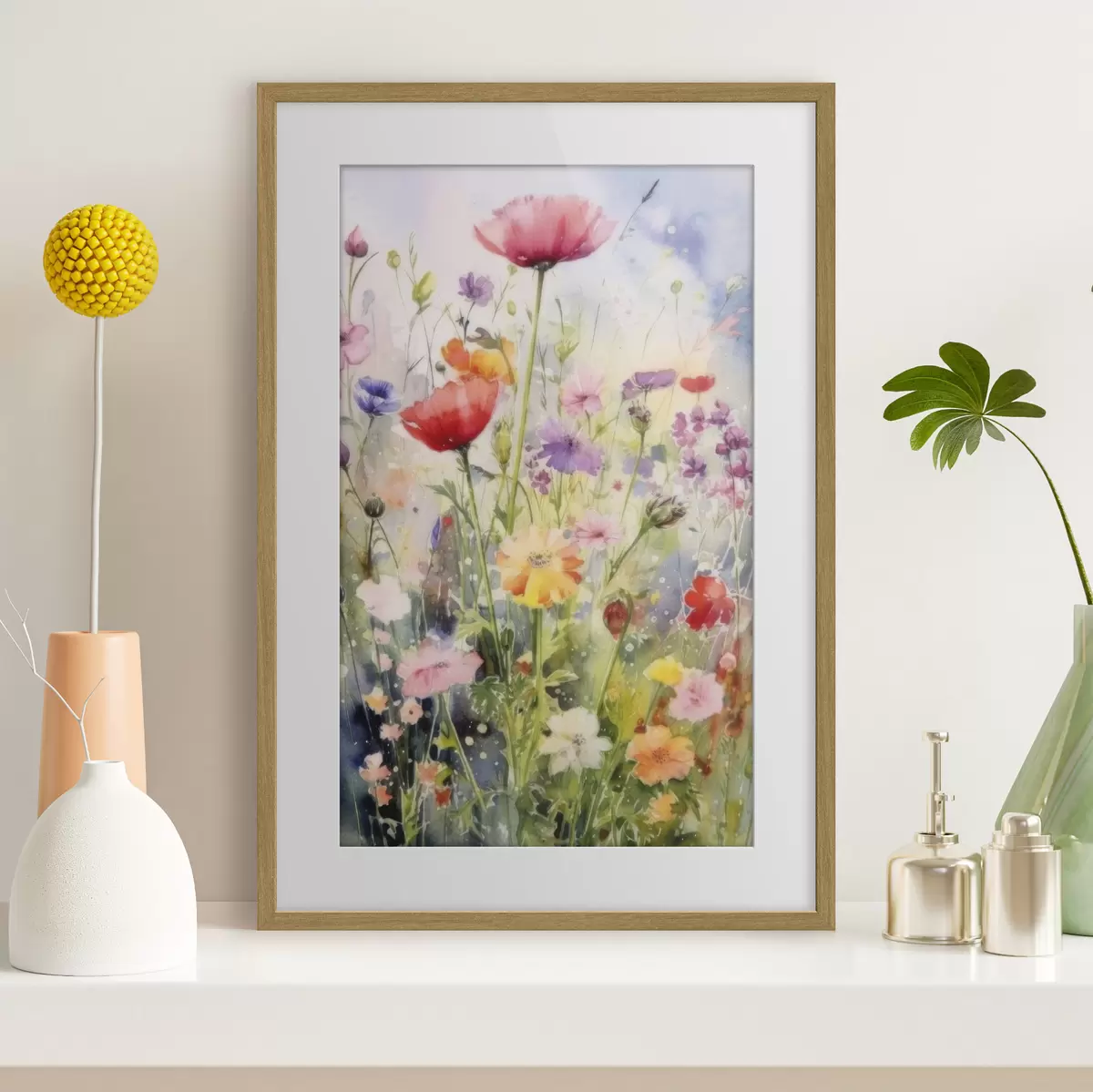 Poster Fleurs et pause f33672