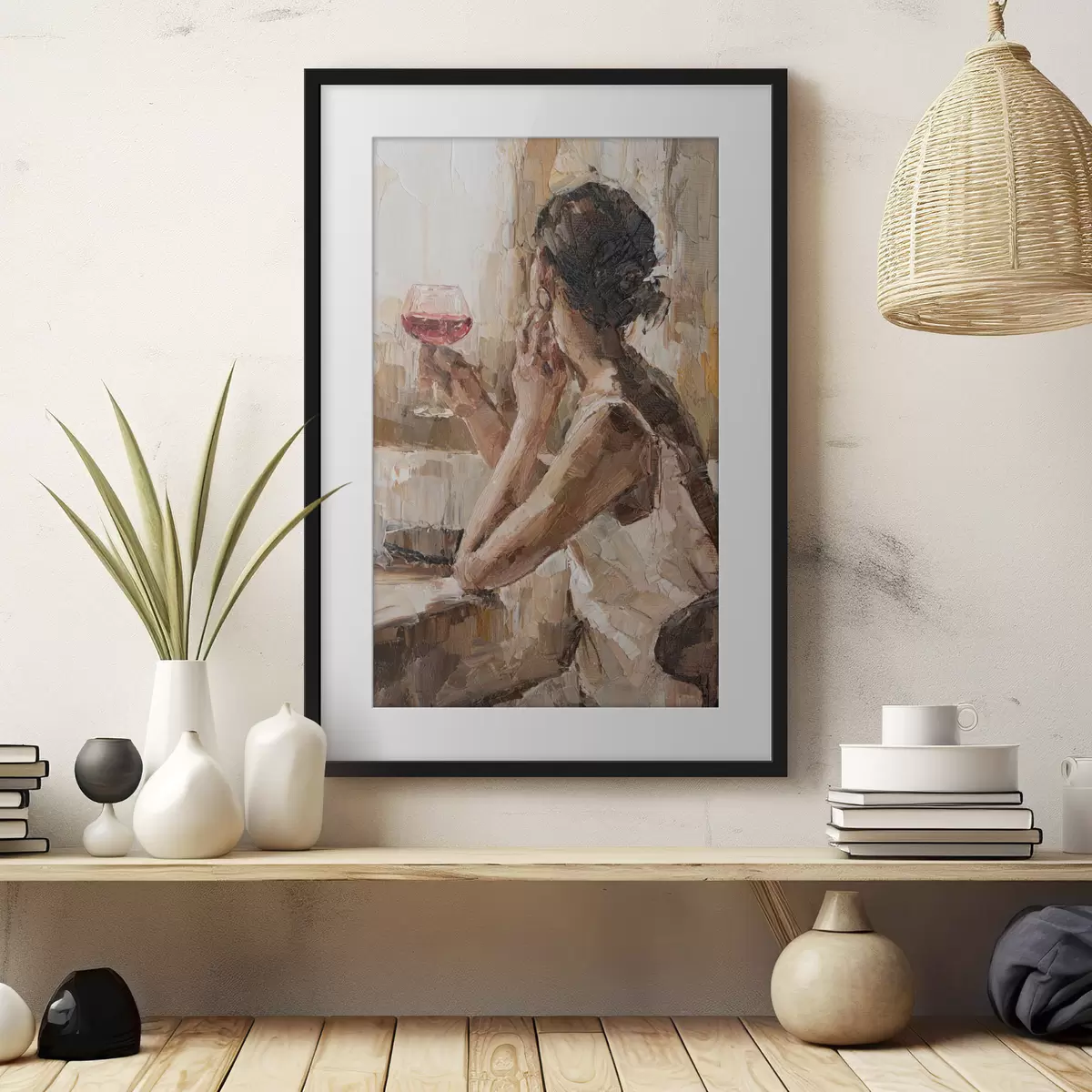 Poster Soir dans un verre f34590