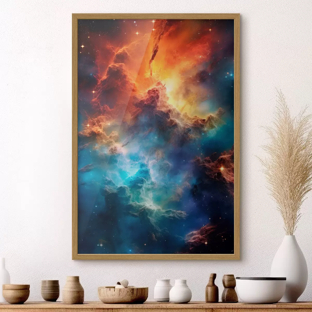 Poster Espace étoilé et nébuleuses f35365