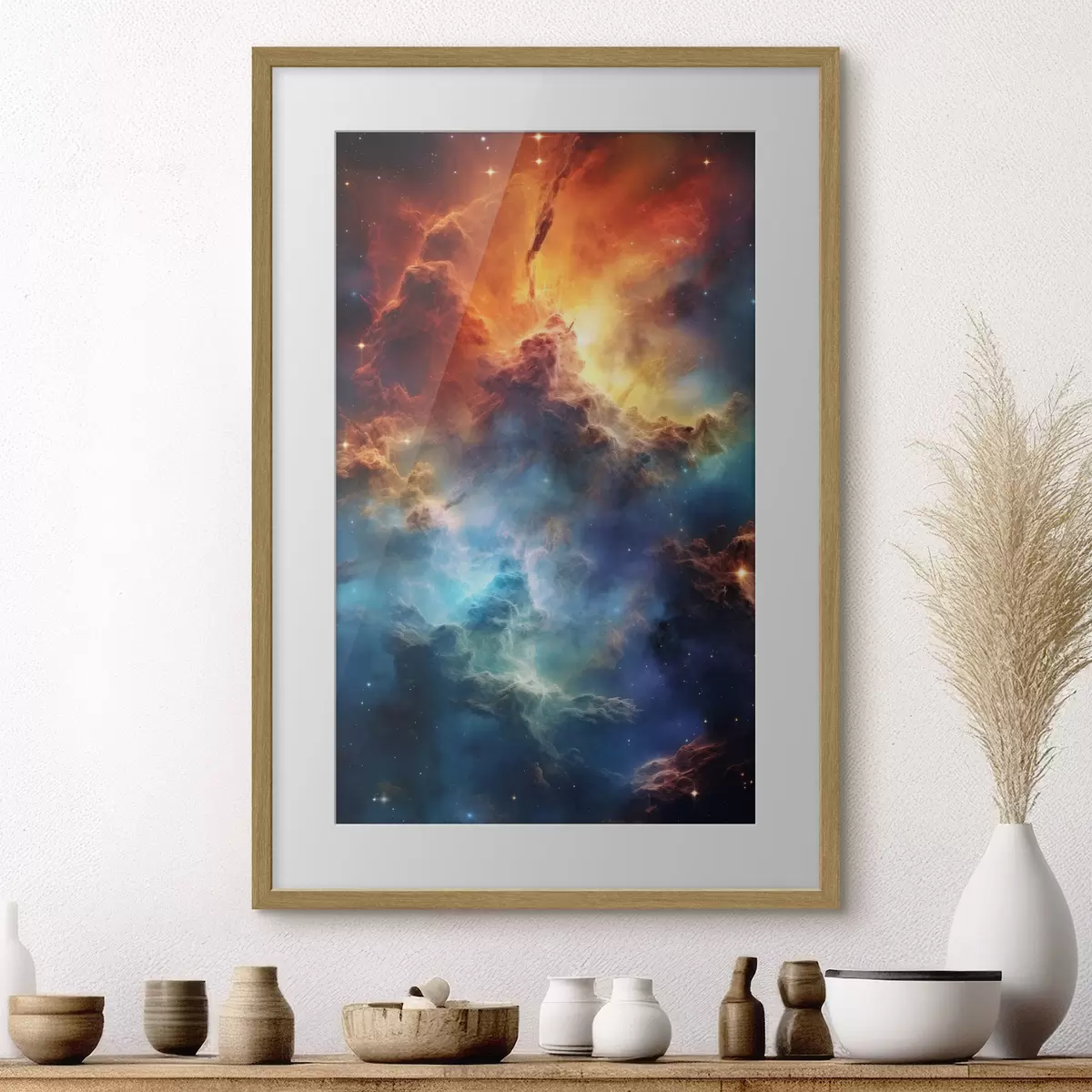 Poster Espace étoilé et nébuleuses f35365