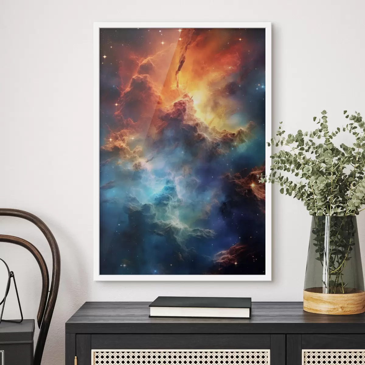 Poster Espace étoilé et nébuleuses f35365