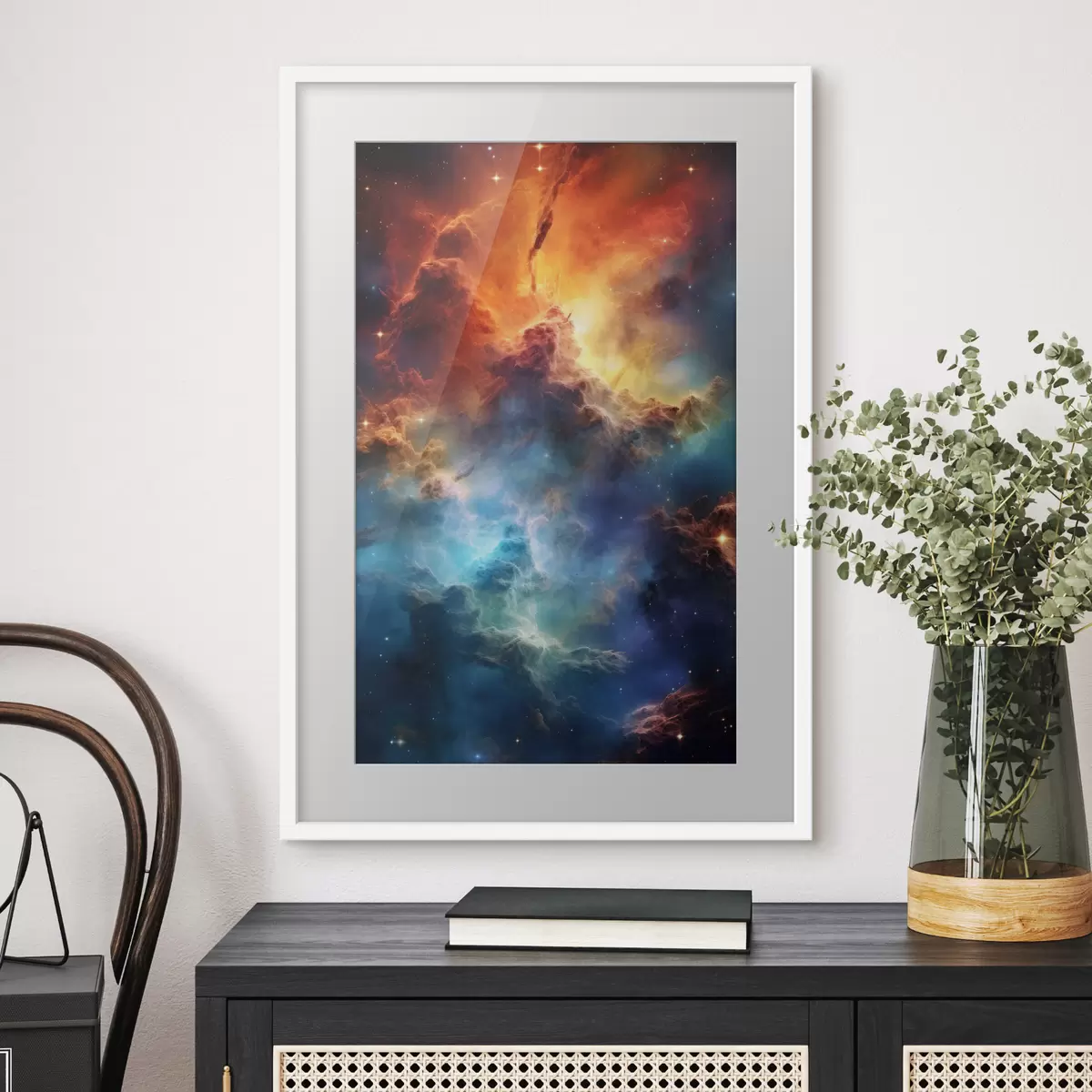 Poster Espace étoilé et nébuleuses f35365
